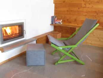 Sdraio in legno oscillante DONDOLINA WOOL 