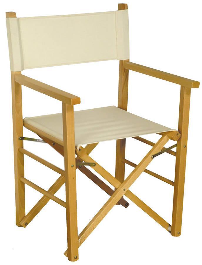 Sedia pieghevole in legno Montecarlo di Del Fabbro 
