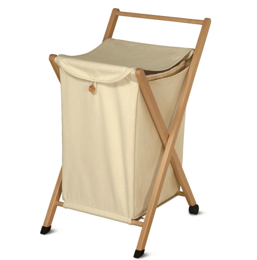 portabiancheria in legno SMART di Del Fabbro 