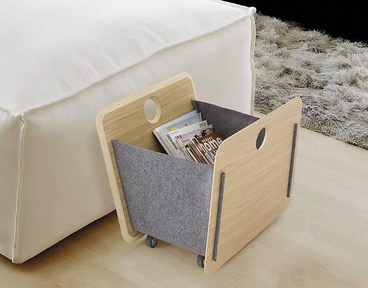 portariviste di design Sac di karn Del Fabbro 